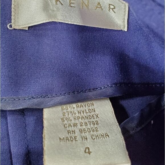 💜Kenar Purple Stretchy Pencil Skirt Size 4 - Picture 7 of 8